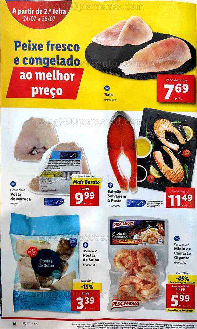 Antevisão Folheto LIDL Promoções de 20 a 26 julho