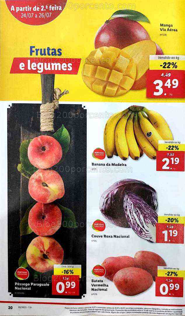 Antevisão Folheto LIDL Promoções de 20 a 26 julho