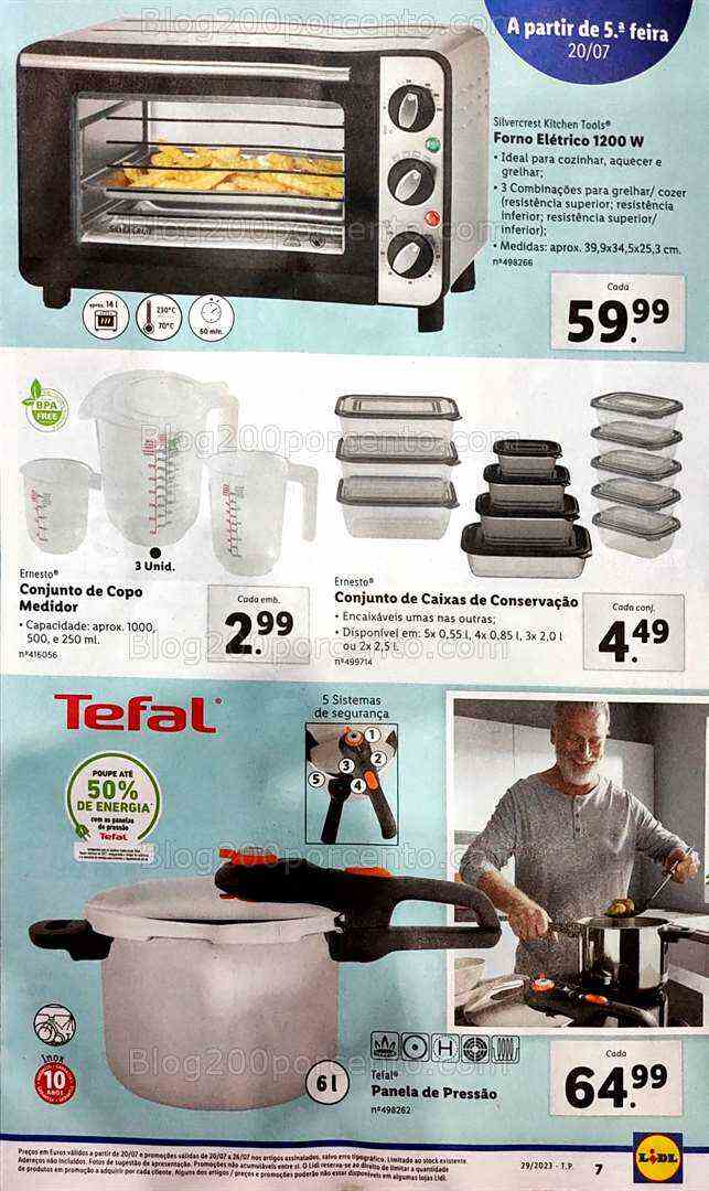 Antevisão Folheto LIDL Bazar Promoções de 20 a 26 julho