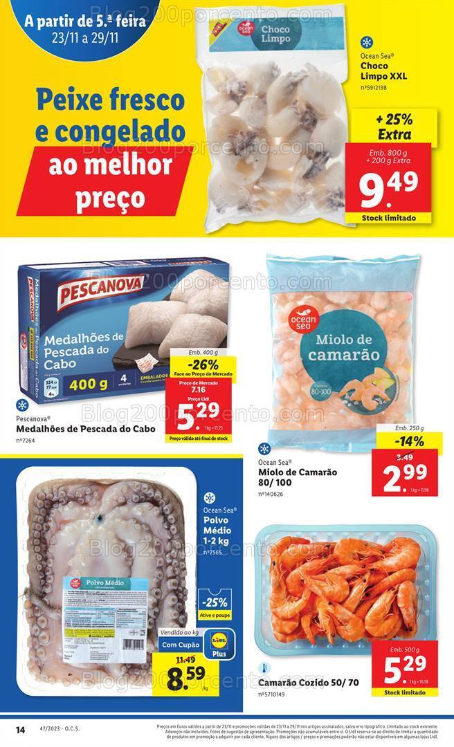 Antevisão Folheto LIDL Promoções de 23 a 29 novembro