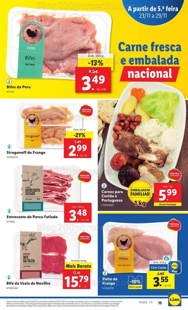 Antevisão Folheto LIDL Promoções de 23 a 29 novembro
