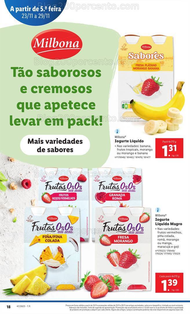 Antevisão Folheto LIDL Promoções de 23 a 29 novembro