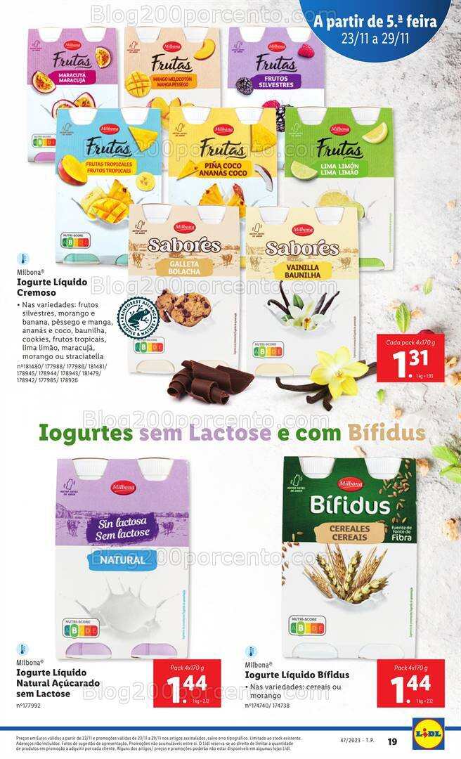 Antevisão Folheto LIDL Promoções de 23 a 29 novembro