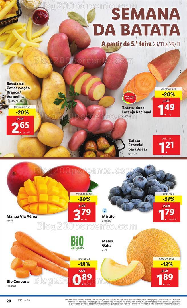 Antevisão Folheto LIDL Promoções de 23 a 29 novembro