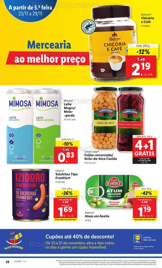 Antevisão Folheto LIDL Promoções de 23 a 29 novembro