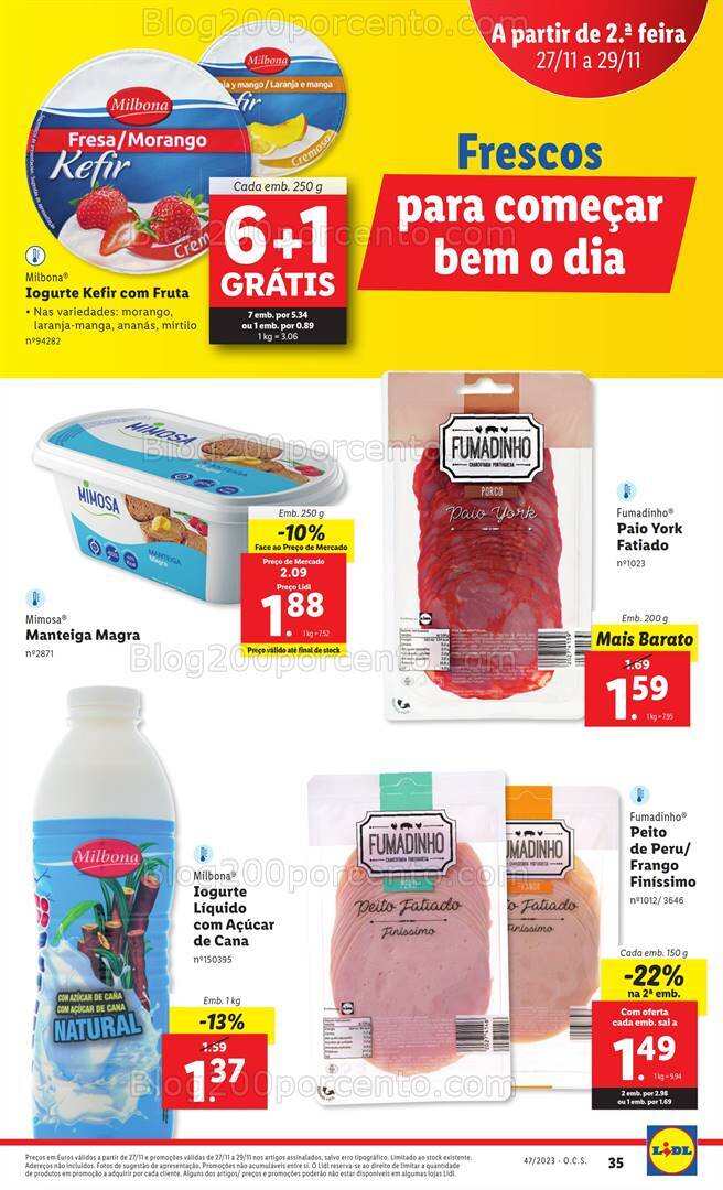 Antevisão Folheto LIDL Promoções de 23 a 29 novembro