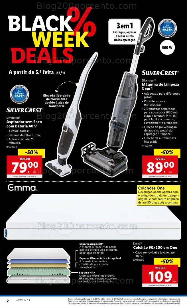 Antevisão Folheto LIDL Bazar Promoções a partir de 23 novembro