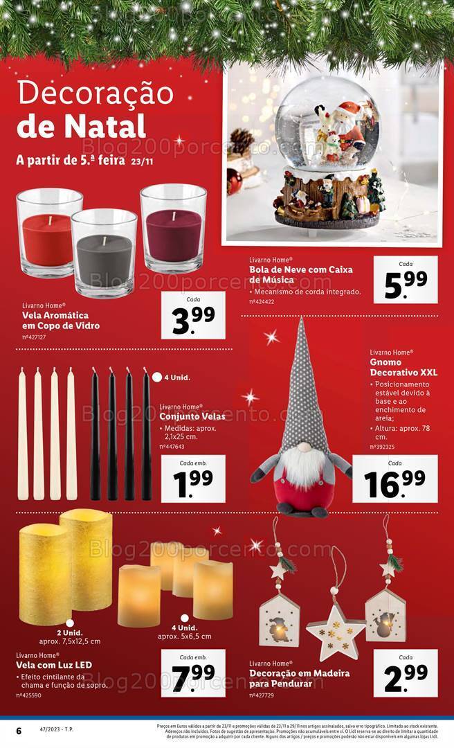 Antevisão Folheto LIDL Bazar Promoções de 23 a 29 novembro