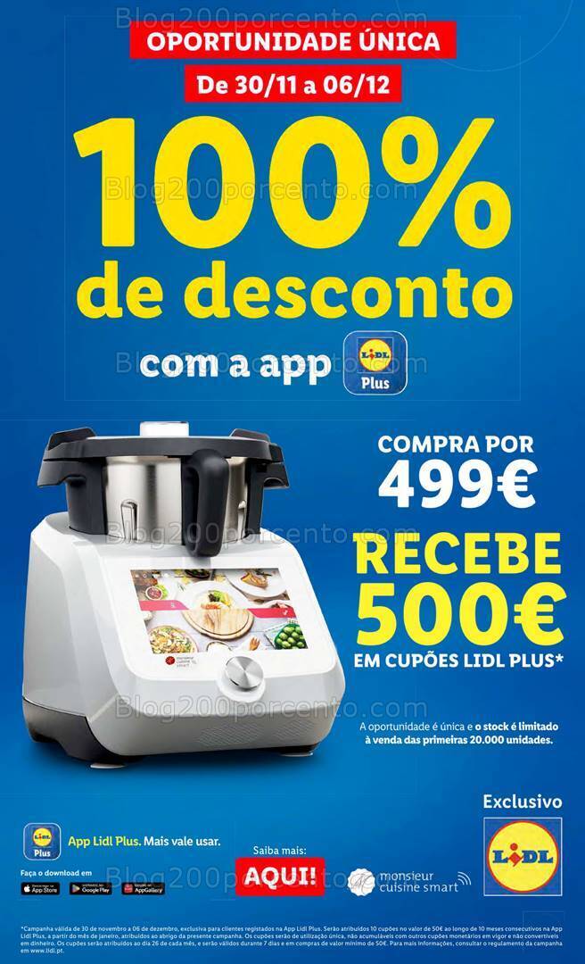Antevisão Folheto LIDL Bazar Promoções de 23 a 29 novembro