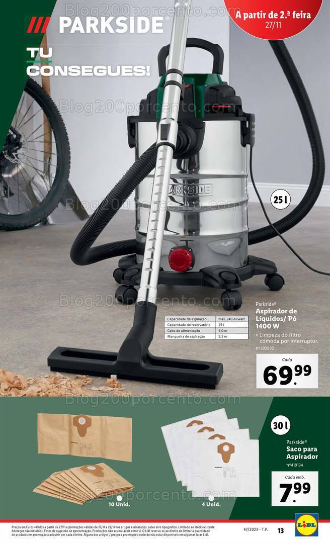 Antevisão Folheto LIDL Bazar Promoções de 23 a 29 novembro