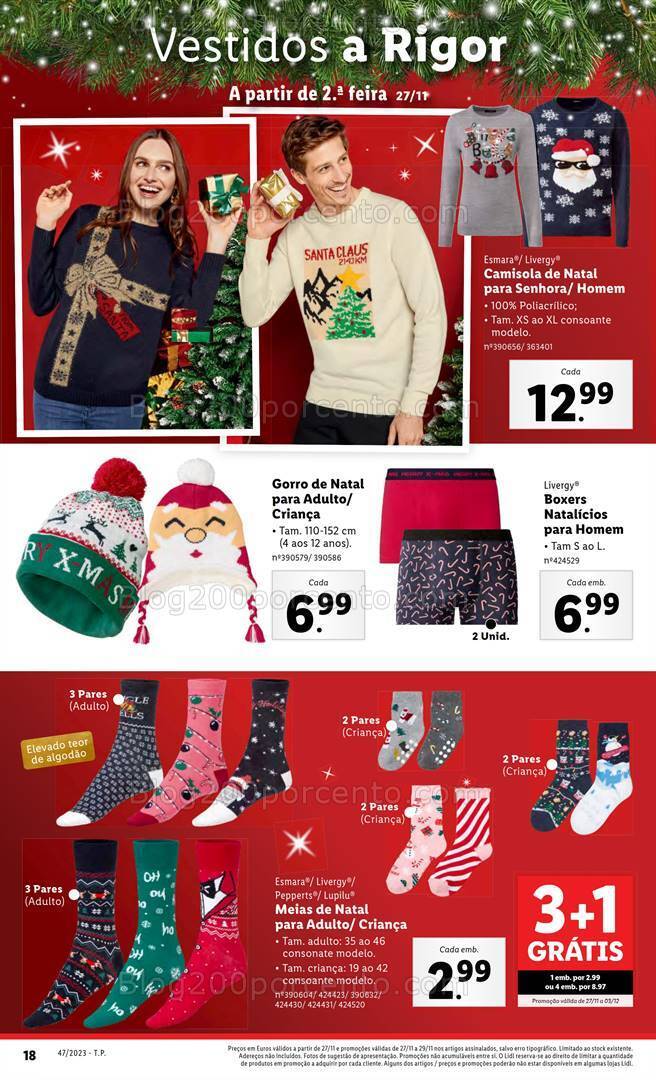 Antevisão Folheto LIDL Bazar Promoções de 23 a 29 novembro