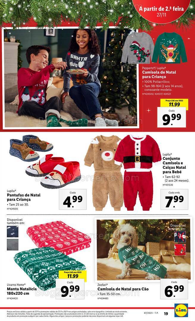 Antevisão Folheto LIDL Bazar Promoções de 23 a 29 novembro