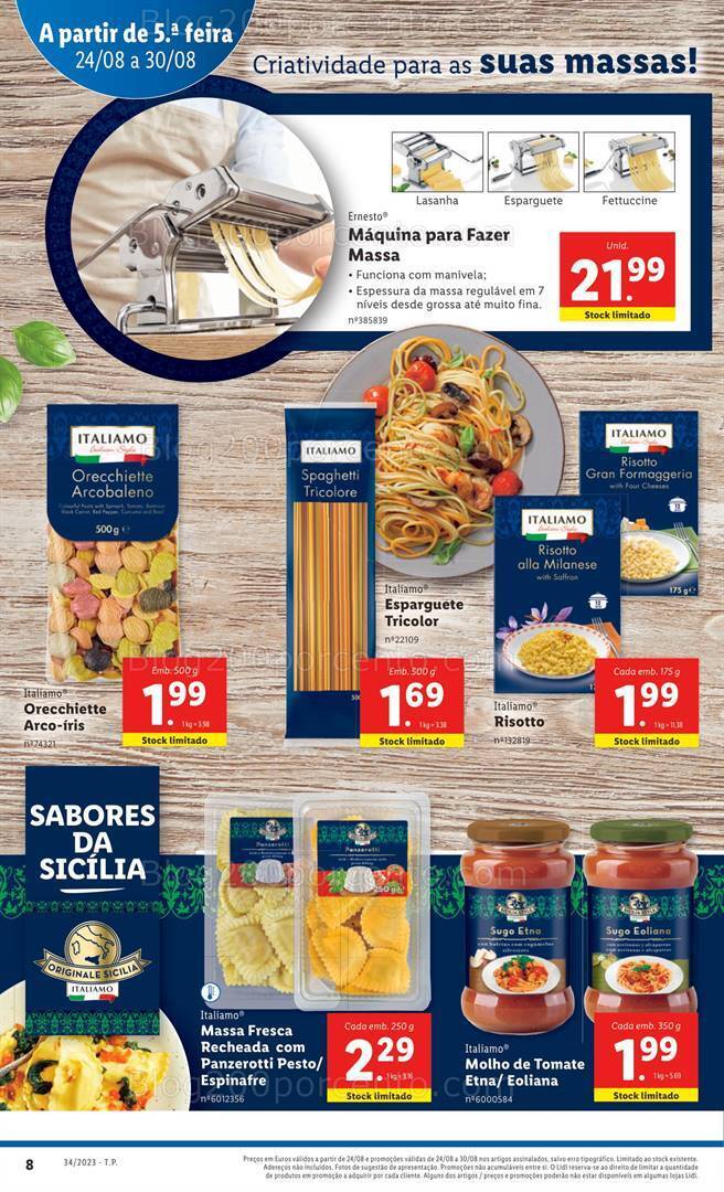 Antevisão Folheto LIDL Sabores do Mundo Promoções de 24 a 30 agosto