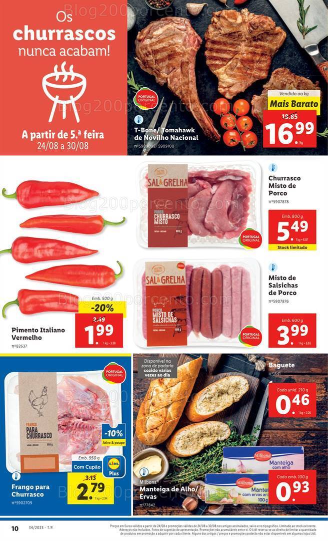 Antevisão Folheto LIDL Promoções de 24 a 30 agosto