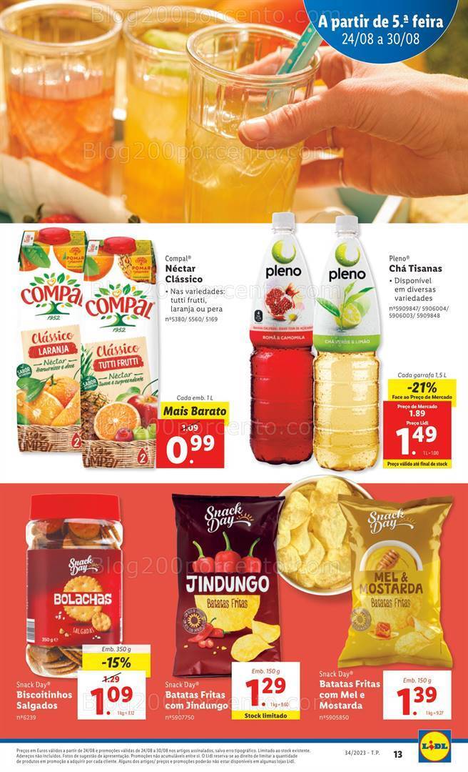 Antevisão Folheto LIDL Promoções de 24 a 30 agosto