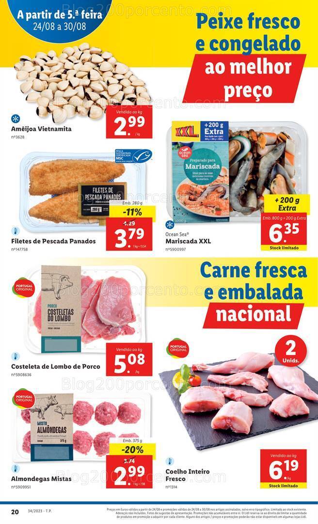 Antevisão Folheto LIDL Promoções de 24 a 30 agosto