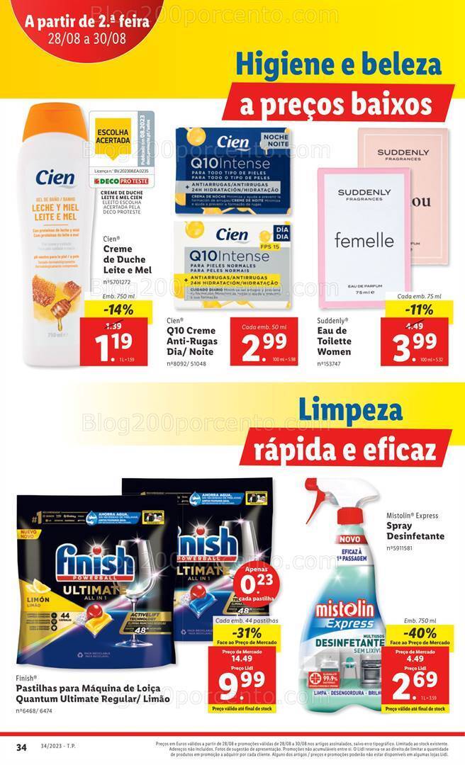 Antevisão Folheto LIDL Promoções de 24 a 30 agosto