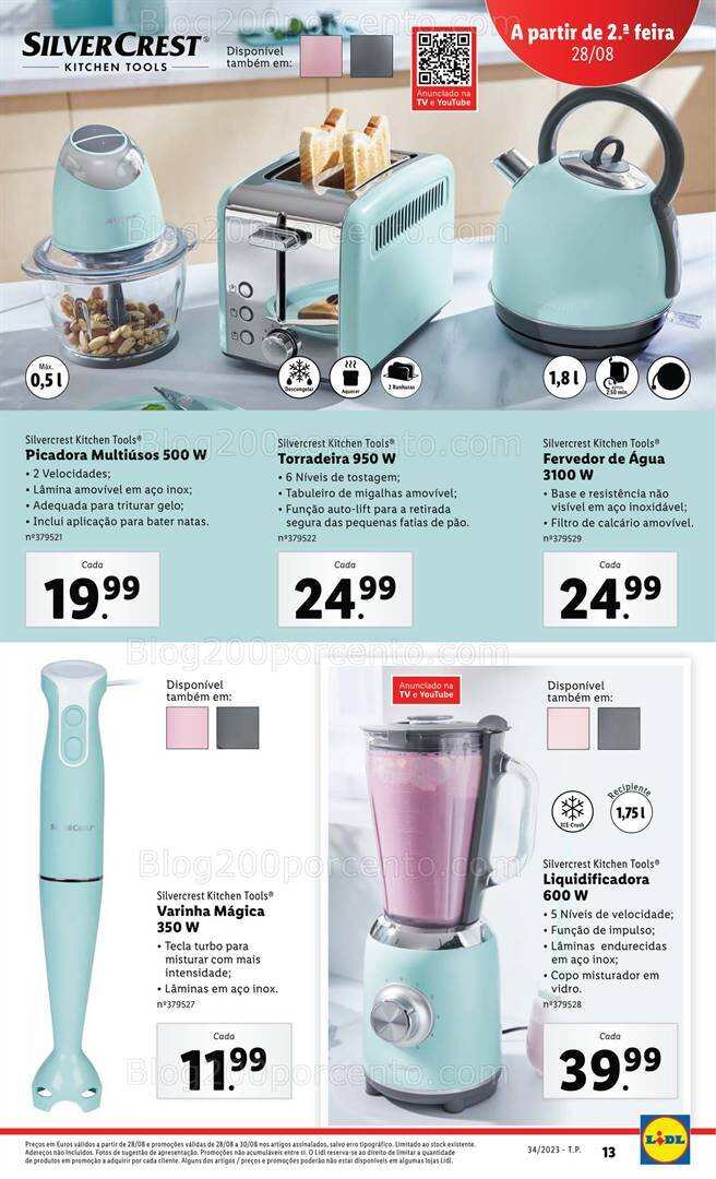 Antevisão Folheto LIDL Bazar Promoções a partir de 28 agosto