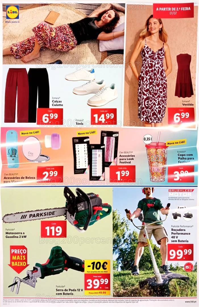Antevisão Folheto LIDL Bazar Promoções a partir de 1 julho