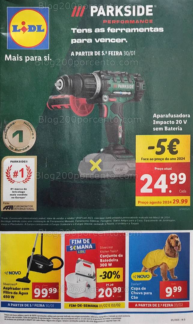 Antevisão Folheto LIDL Bazar Promoções a partir de 30 janeiro