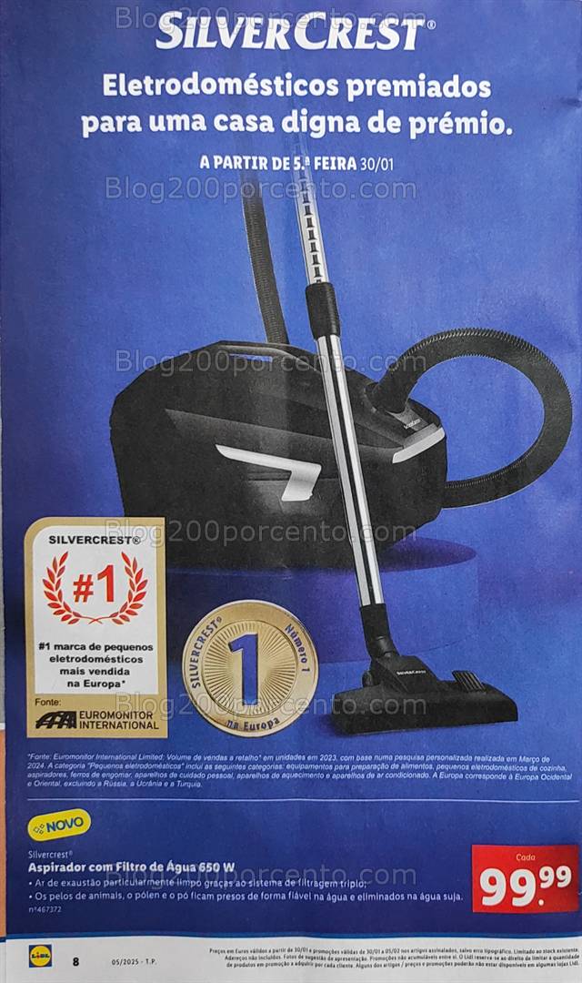 Antevisão Folheto LIDL Especial SilverCrest Promoções de 30 janeiro a 5 fevereiro