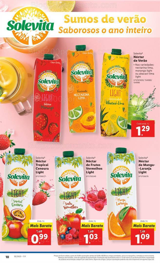 Antevisão Folheto LIDL Promoções de 31 agosto a 6 setembro