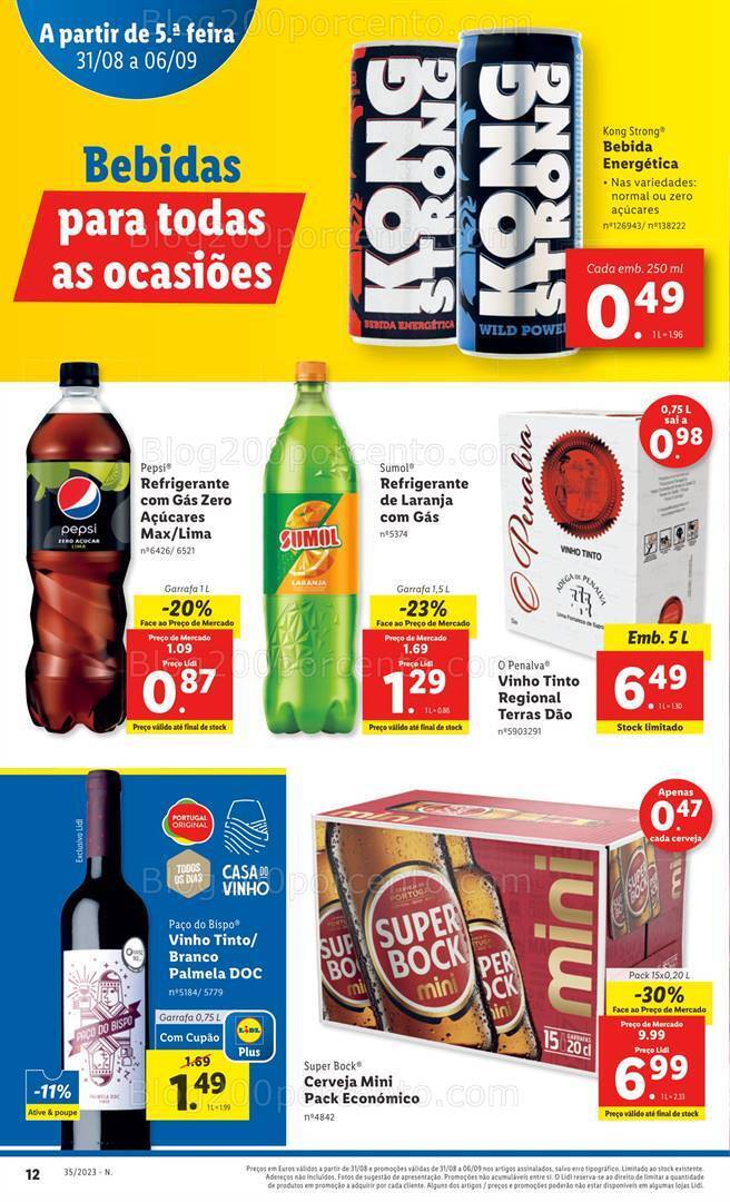 Antevisão Folheto LIDL Promoções de 31 agosto a 6 setembro
