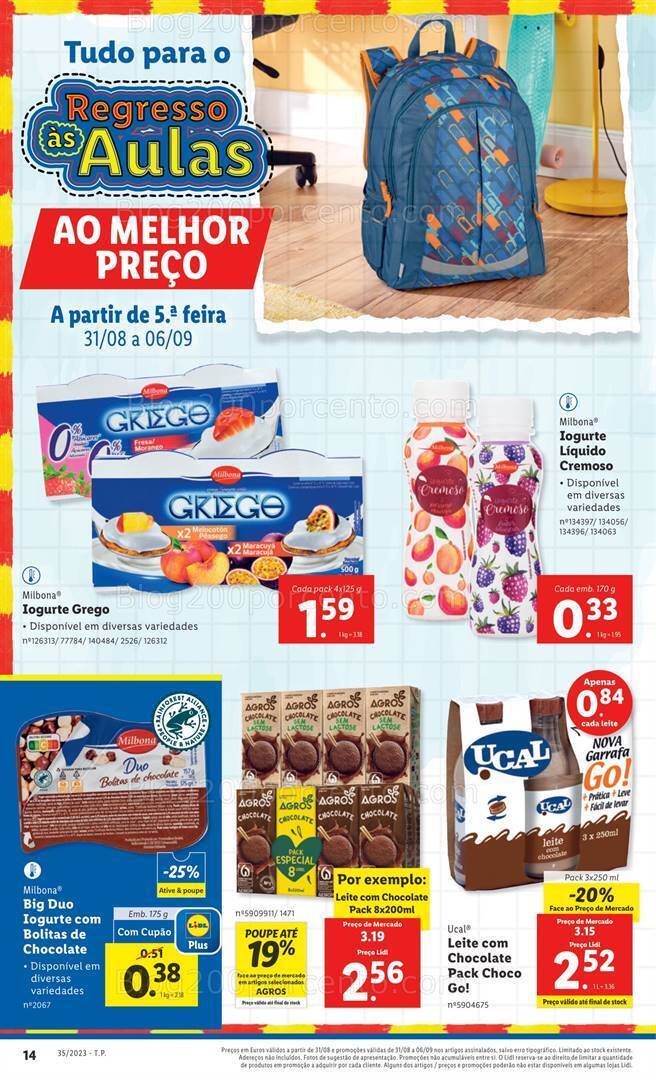 Antevisão Folheto LIDL Promoções de 31 agosto a 6 setembro