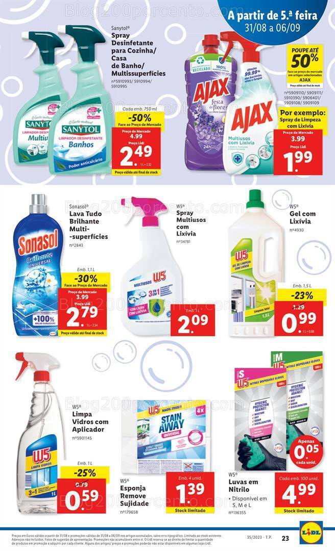 Antevisão Folheto LIDL Promoções de 31 agosto a 6 setembro