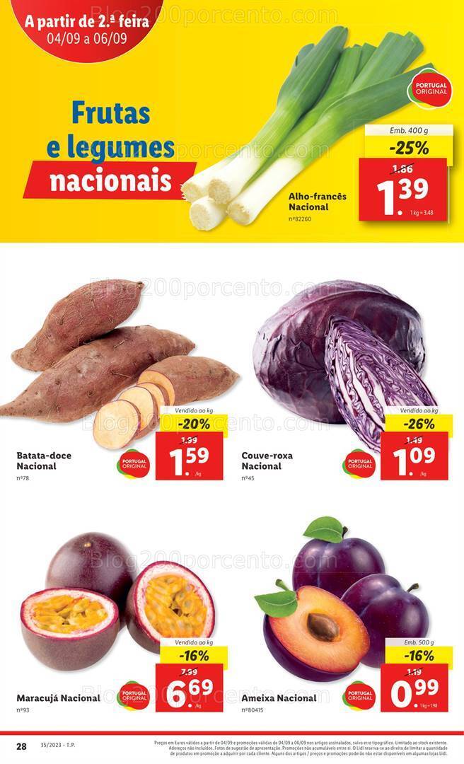 Antevisão Folheto LIDL Promoções de 31 agosto a 6 setembro