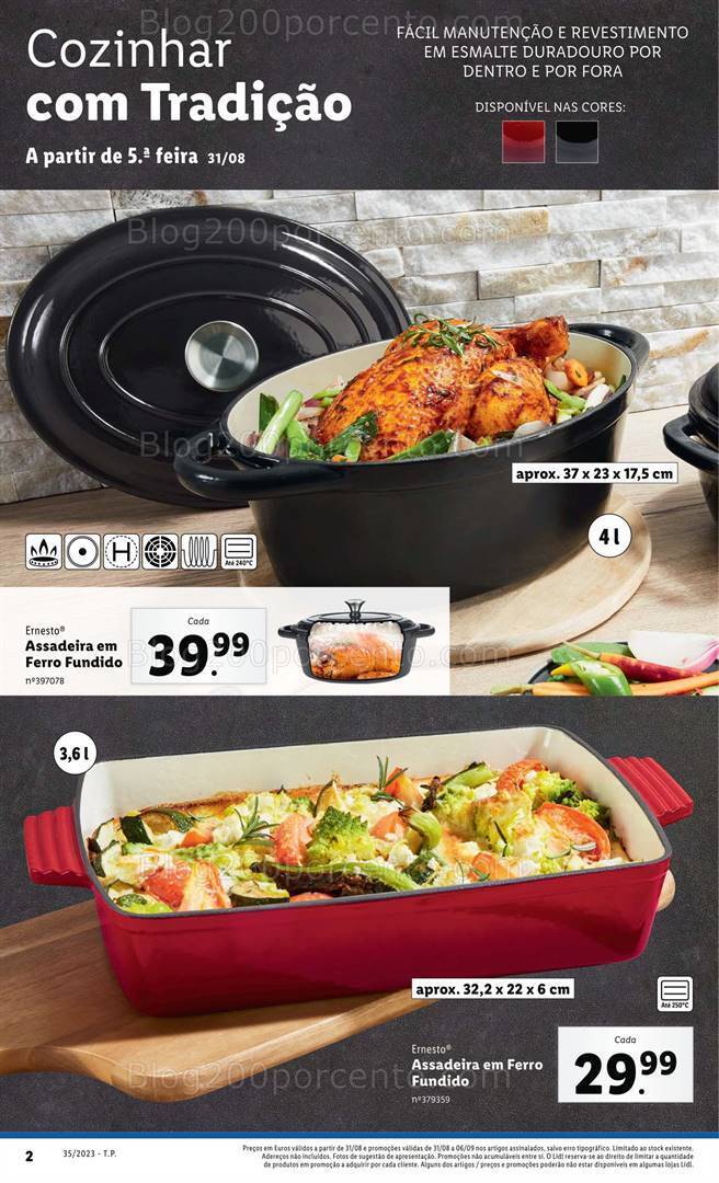 Antevisão Folheto LIDL Bazar Promoções a partir de 31 agosto