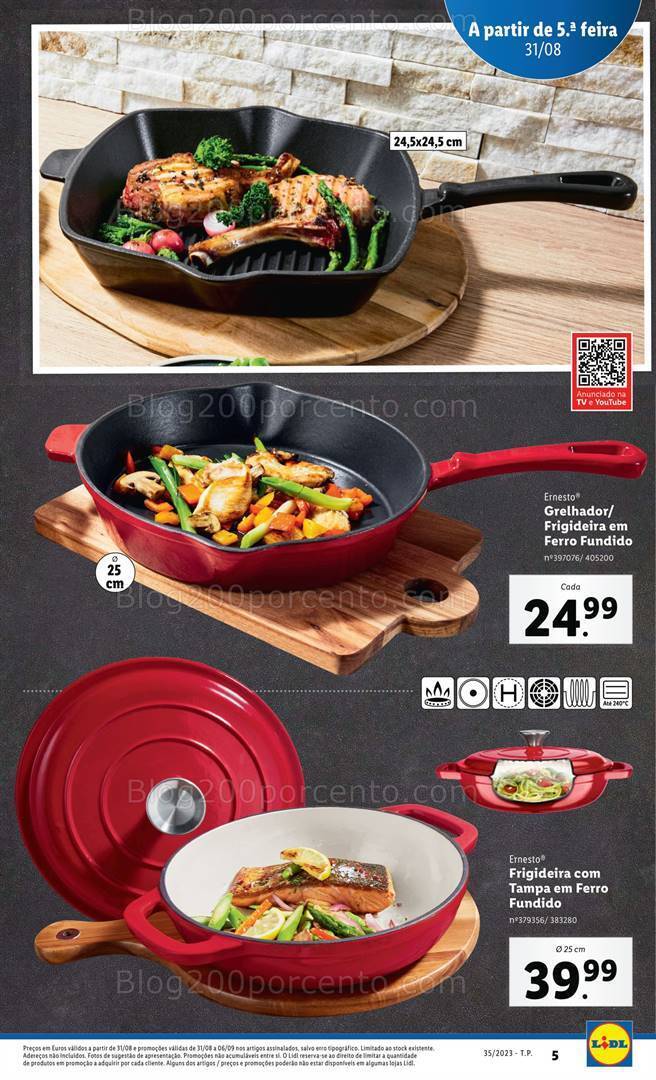 Antevisão Folheto LIDL Bazar Promoções a partir de 31 agosto