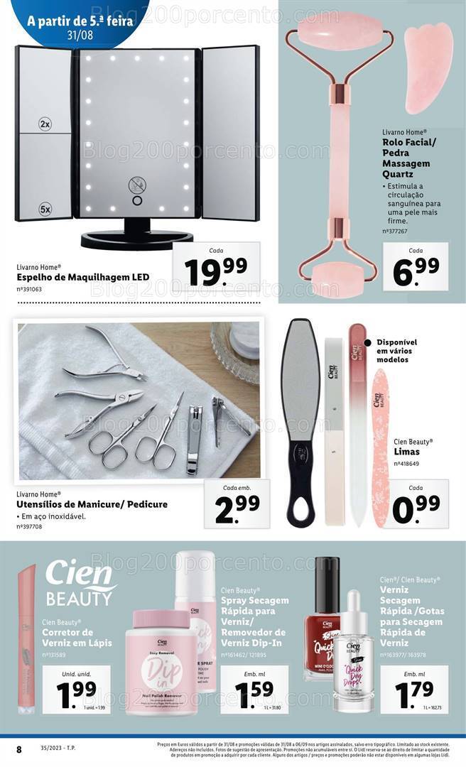 Antevisão Folheto LIDL Bazar Promoções a partir de 31 agosto