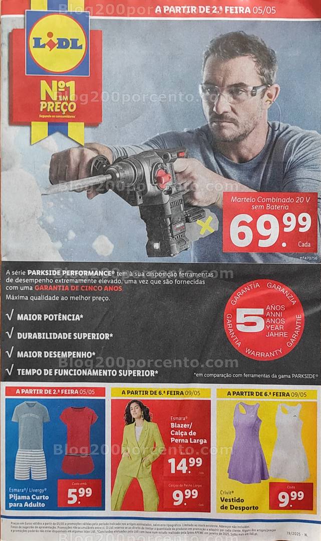 Antevisão Folheto LIDL Bazar Promoções de 5 a 11 maio all
