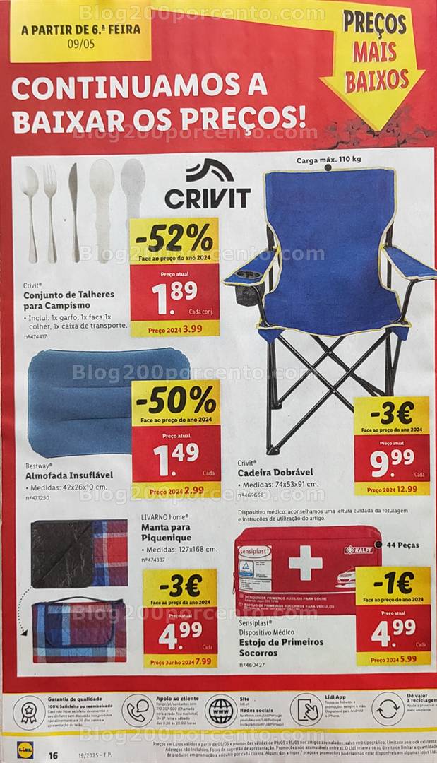 Antevisão Folheto LIDL Bazar Promoções de 5 a 15 maio bazar