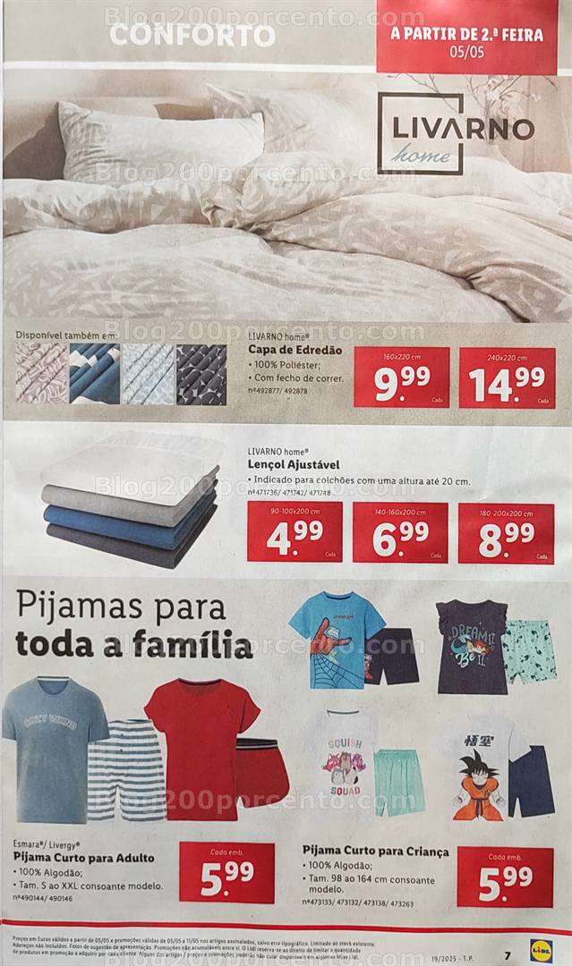 Antevisão Folheto LIDL Bazar Promoções de 5 a 11 maio all