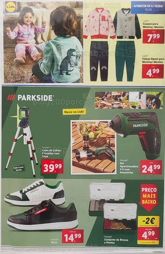 Antevisão Folheto LIDL Bazar Promoções a partir de 5 setembro