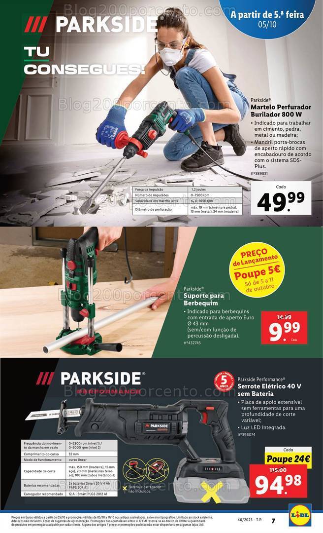 Antevisão Folheto LIDL Bazar Promoções a partir de 5 outubro