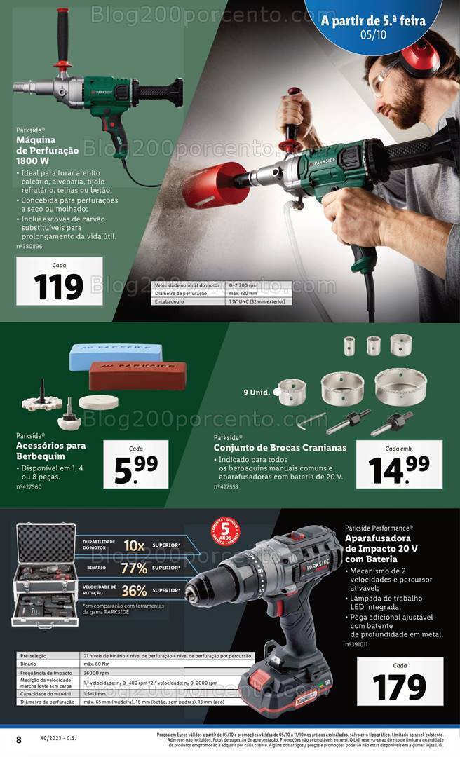 Antevisão Folheto LIDL Bazar Promoções a partir de 5 outubro