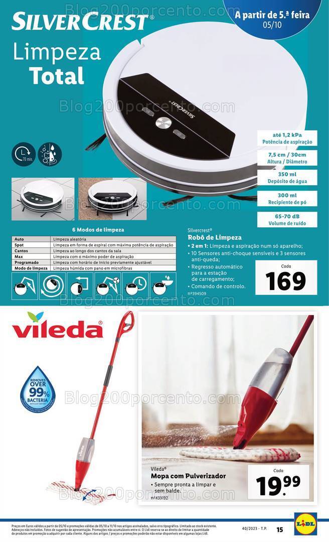 Antevisão Folheto LIDL Bazar Promoções a partir de 5 outubro