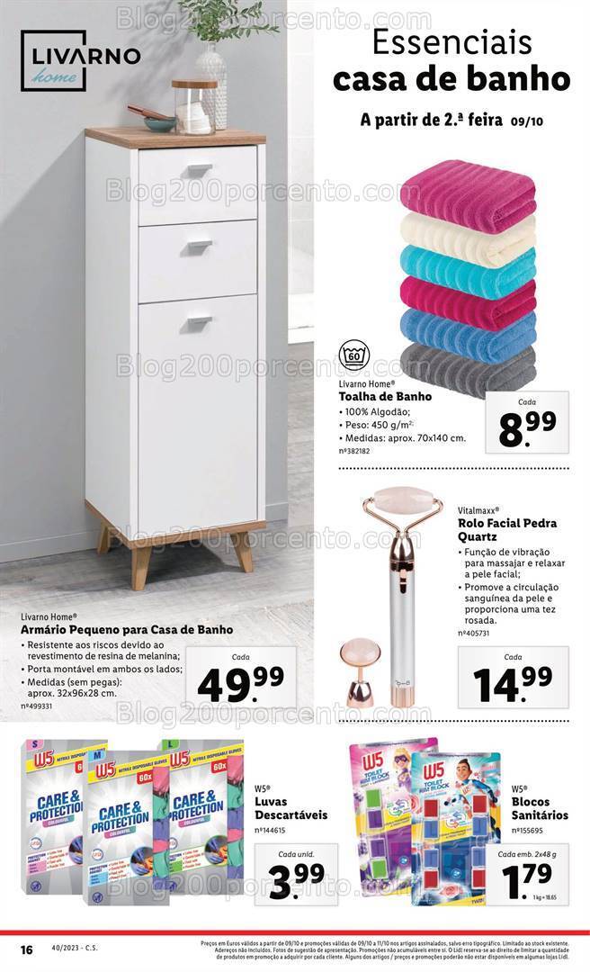 Antevisão Folheto LIDL Bazar Promoções a partir de 9 outubro