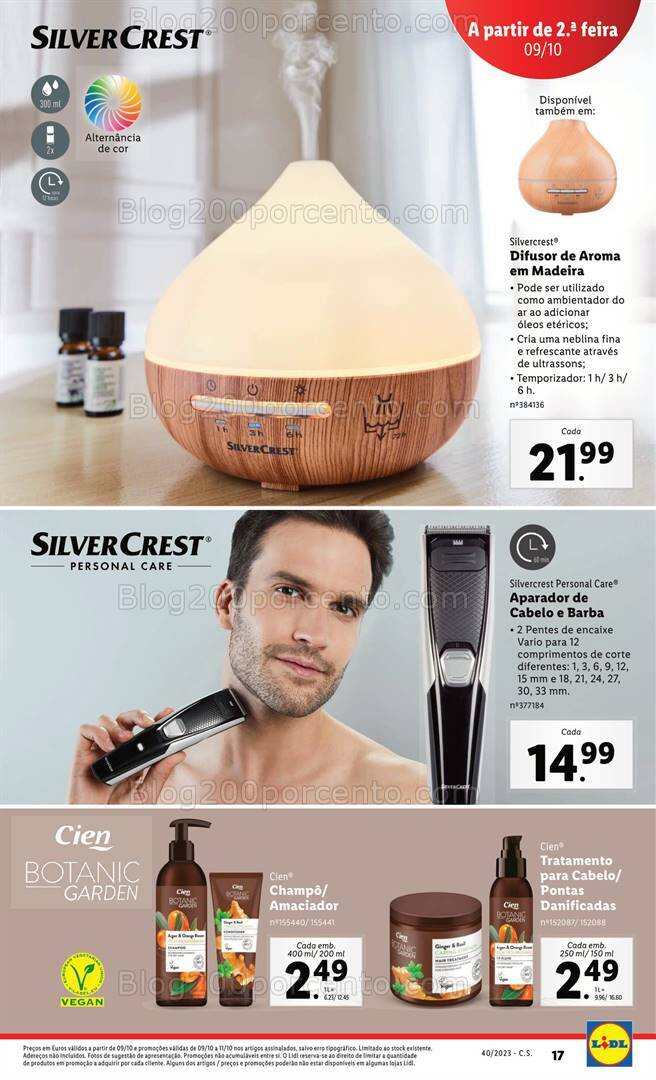 Antevisão Folheto LIDL Bazar Promoções a partir de 9 outubro