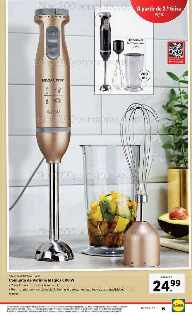 Antevisão Folheto LIDL Bazar Promoções a partir de 9 outubro