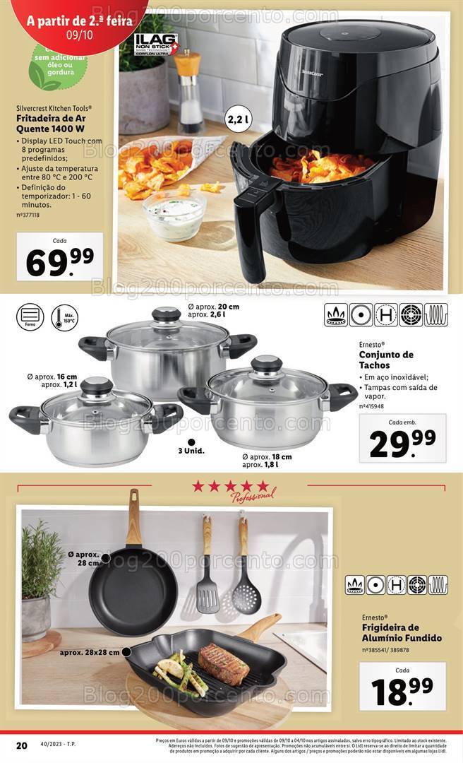 Antevisão Folheto LIDL Bazar Promoções a partir de 9 outubro