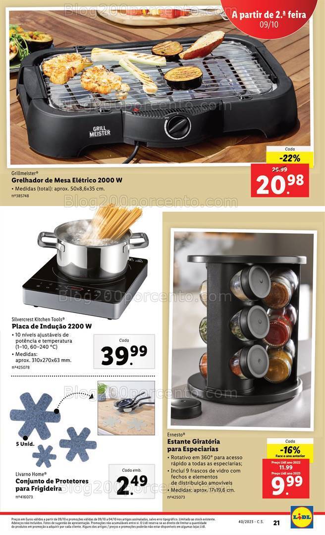 Antevisão Folheto LIDL Bazar Promoções a partir de 9 outubro