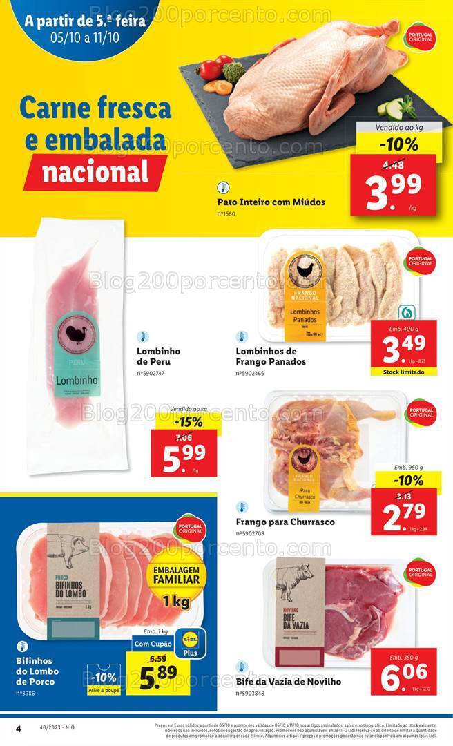 Antevisão Folheto LIDL Promoções de 5 a 11 outubro