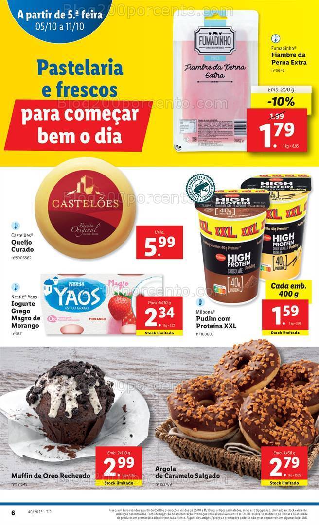 Antevisão Folheto LIDL Promoções de 5 a 11 outubro