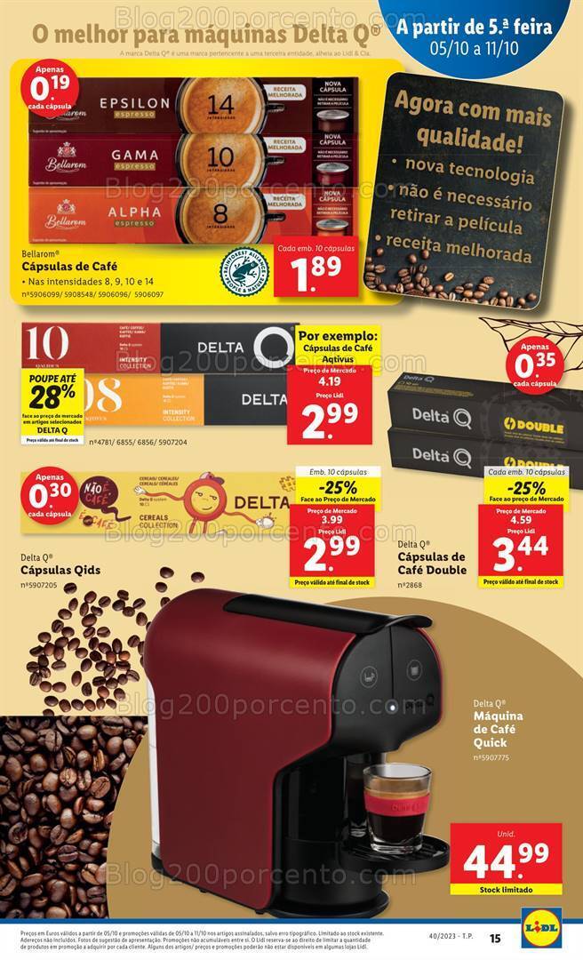 Antevisão Folheto LIDL Promoções de 5 a 11 outubro