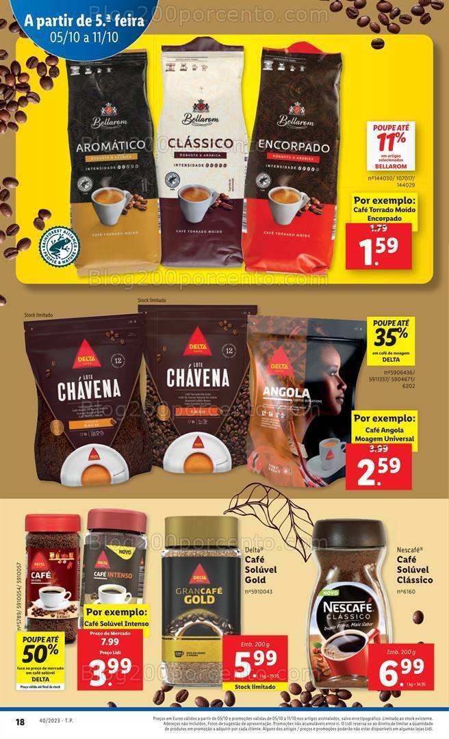 Antevisão Folheto LIDL Promoções de 5 a 11 outubro