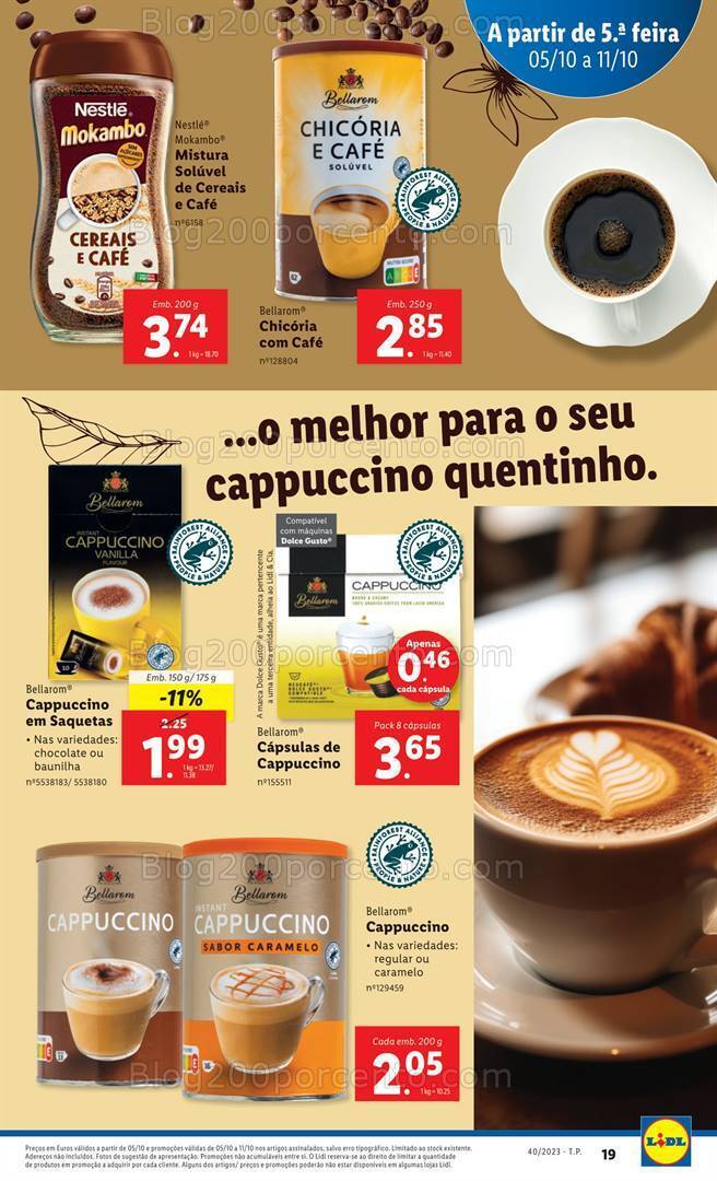 Antevisão Folheto LIDL Promoções de 5 a 11 outubro